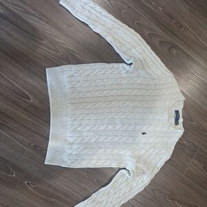 Ralph Lauren Cable Knit Sweater - Light Cream